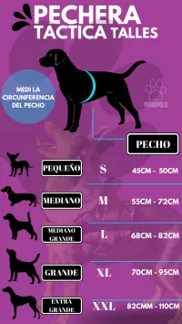 Pechera Tactica Perropolis Talle S