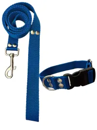 Conjunto Collar Liso Regulable + Correa Lisa