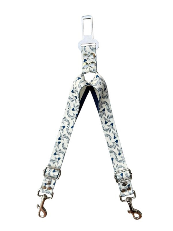 cinturon de seguridad doble pez