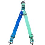 cinturopn de seguridad doble degrade verde