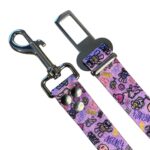 cinturon de seguridad grafitti rosa