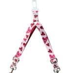 cinturon de seguridad doble corazones