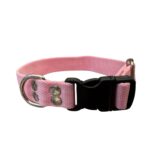 collar regulable liso rosa