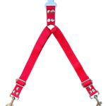 cinturon de seguridad doble rojo