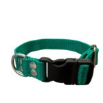 collar regulable liso verde