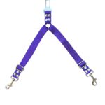 cinturon de seguridad doble violeta