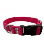 collar regulable liso fucsia
