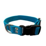 collar regulable liso celeste