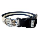 Collar para perros, collar de mascotas, collar con dibujo, collar regulable, collar con peces, collar mayorista