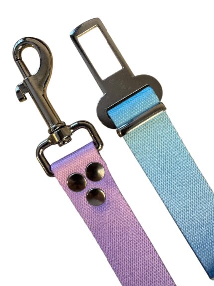 cinturon de seguridad degrade violeta
