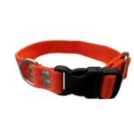collar regulable liso naranja