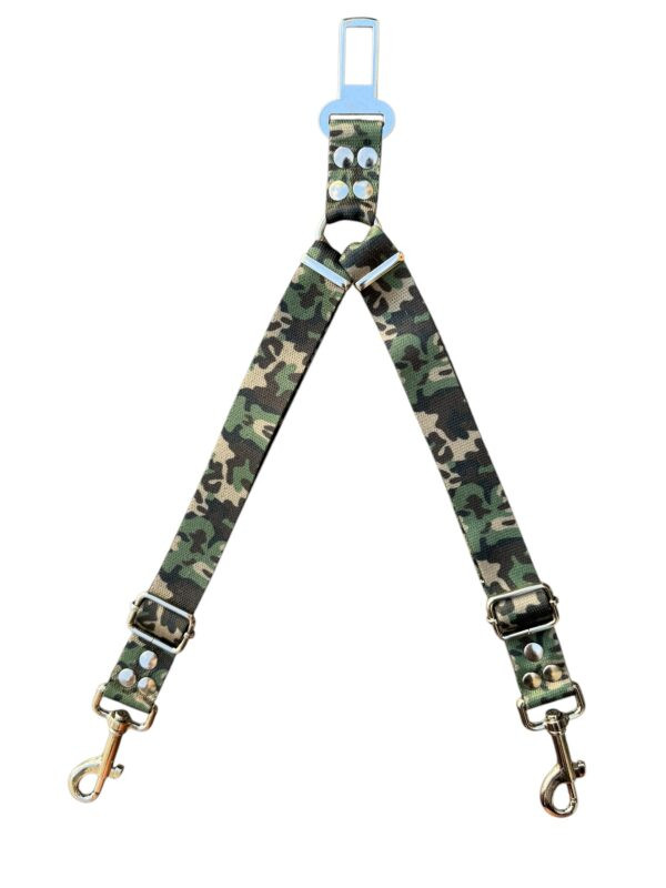 cinturon de seguridad doble camuflado