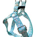 pretal regulable sublimado y margarita celeste