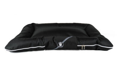 Almohadón desmontable y lavable – cómodo, resistente y antidesgarro. Con cierre para fácil limpieza y disponible en talles S, M y L, pensado para brindar el mejor descanso a tu perro