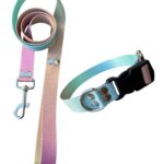 Collar Regulable Sublimado + Correa - Degrade Pastel