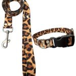 Collar Regulable Sublimado + Correa - Animal Print