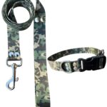 Collar Regulable Sublimado + Correa - Camuflado