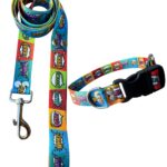 Collar Regulable Sublimado + Correa - Historieta