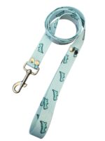 Collar Regulable Sublimado + Correa - Dino Celeste - Imagen 4