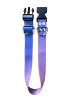 Collar Regulable Sublimado + Correa - Degrade Violeta - Imagen 2