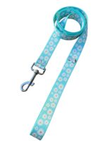 Collar Regulable Sublimado + Correa - Margarita Celeste - Imagen 4