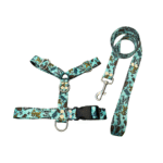 Conjunto Pretal H + Correa - Grafitti Celeste