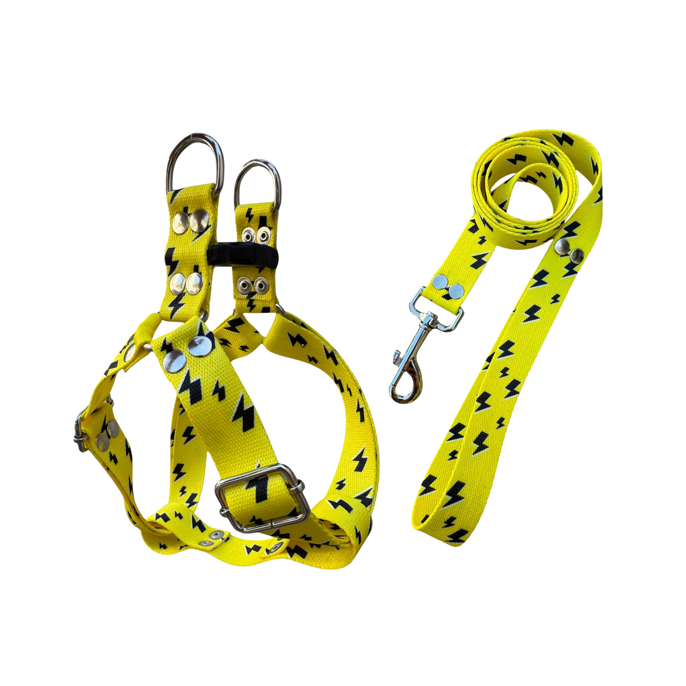 Pretal Y (14) (3) Conjunto Pretal Y Sublimado + Correa - Rayos - Imagen 1