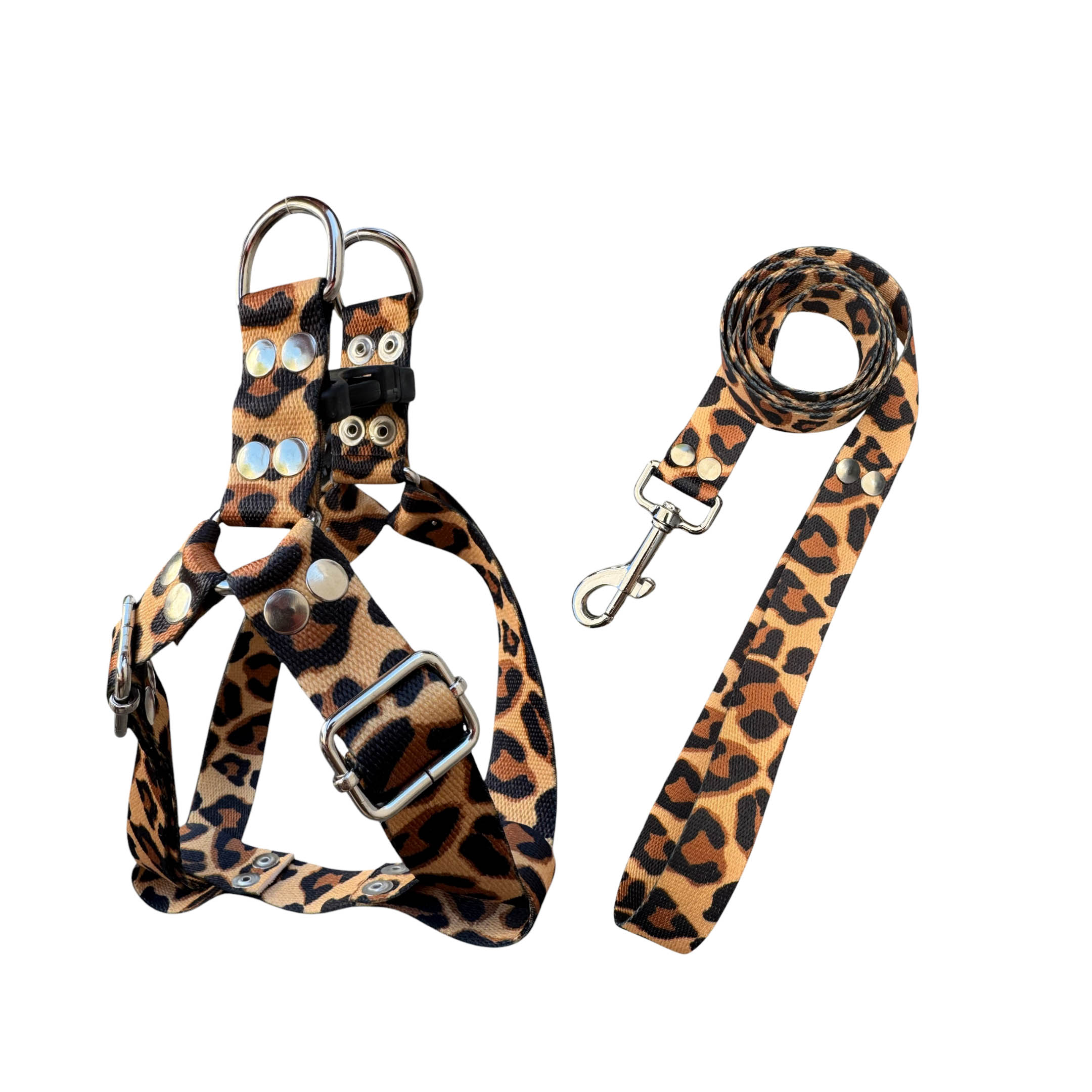 Pretal Y - 2 Conjunto Pretal Y Sublimado + Correa - Animal Print - Imagen 1