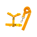 Conjunto Pretal H Liso Full Color + Correa - Amarillo