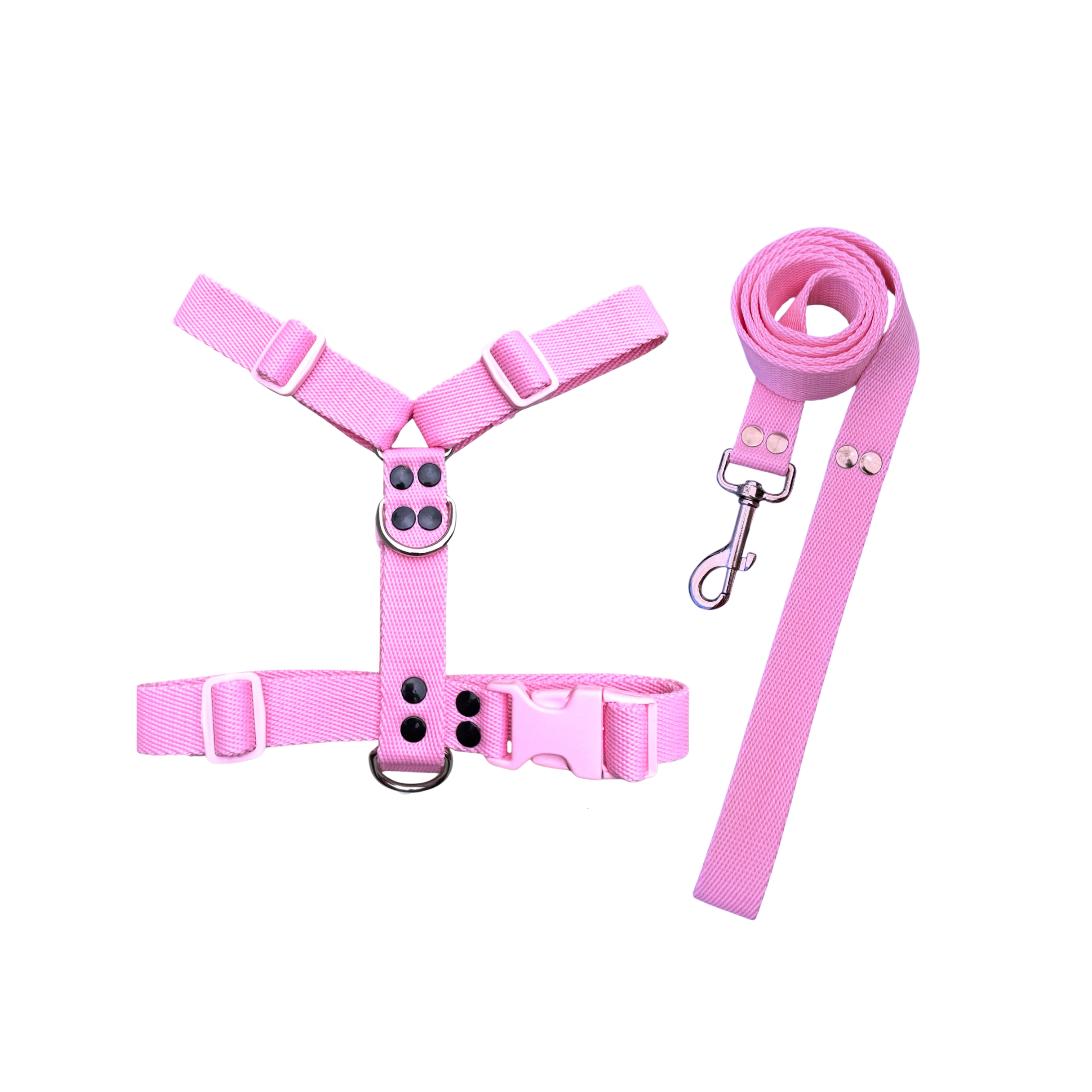 conjuntos full color (7) Conjunto Pretal H Liso Full Color + Correa - Rosa - Imagen 1