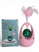 PLUMERO GATO ROSA 13CM - Imagen 2