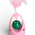 PLUMERO GATO ROSA 13CM