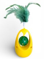 PLUMERO GATO AMARILLO13CM