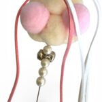 VARITA PARA GATO ROSA 40CM